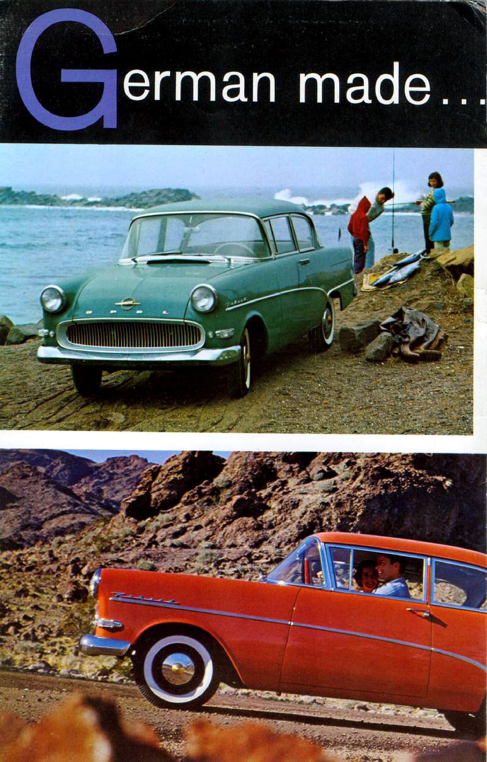 1960 Opel Rekord Brochure Page 1